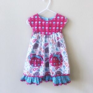 Jelly the Pug Elephant Print Dress